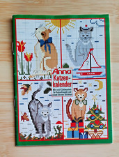 Stickvorlagen im Anna-Katzenkalender von 1999