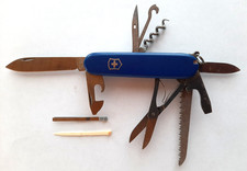 Victorinox Schweizer Taschenmesser in blau Multitool 11 Funktionen Klappmesser