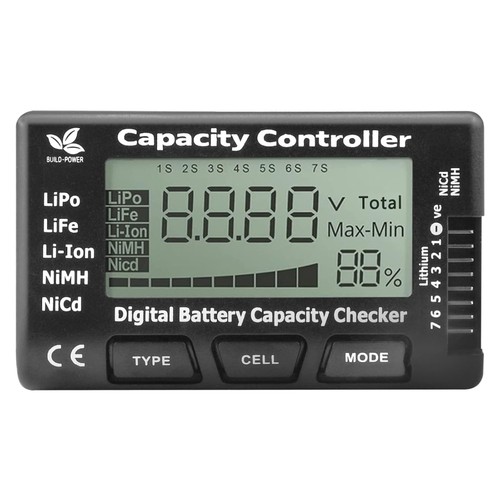 Digitaler batterie tester - batterie,