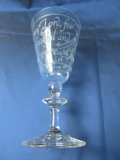 Villeroy & Boch - Wasserkelch - Glas- Serie Porfavor Gracias - H:  21 cm ;