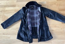 Barbour Wachsjacke Beadnell schwarz Gr. 16 