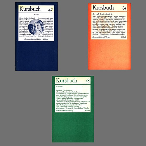 Kursbücher 58 - 47, ·