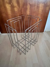 ZEITSCHRIFTENSTÄNDER TMP WILLI GLAESER  PAPIER SAMMLER CHROM