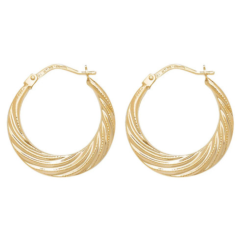Creolen ohrringe gelbgold - creolen,