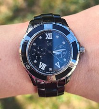 TOP* Damen Guess Diamond GC X69106L2S Sport Class Xl-S Glam Uhr