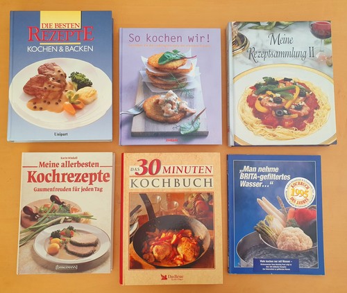 Xxl kochbuchpaket konvolut - kochbuchpaket,