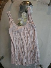 Oberteil Shirt Top zara fransen  S rosé 