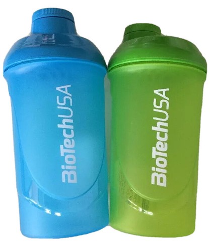 Eiweiß shaker blau neon - 2,