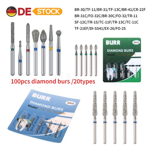 100pcs dental diamant bohrer - 100pcs,