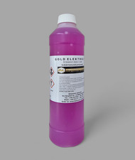 Gold Elektrolyt 50 ml mit 8 Gramm Gold/L. - vergolden Goldsolution - Hartgold