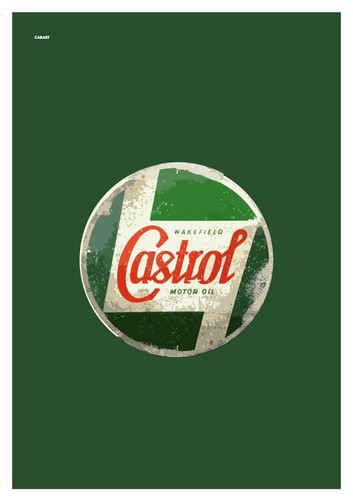 Castrol print carart - by, carart®