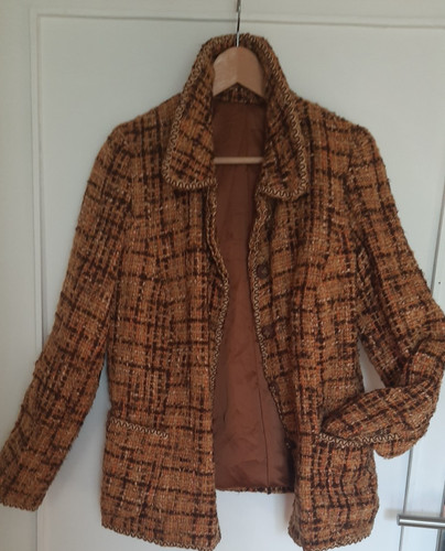Boucle tweed jacke - boucle, gr