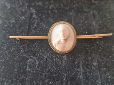 Brosche Kamee Silber 800 antik