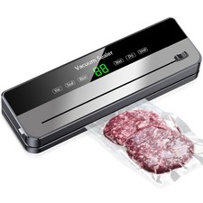 120 W Vakuumiergerät Vakuumierer Folienschweißgerät Vakuummaschine mit 30 Beutel