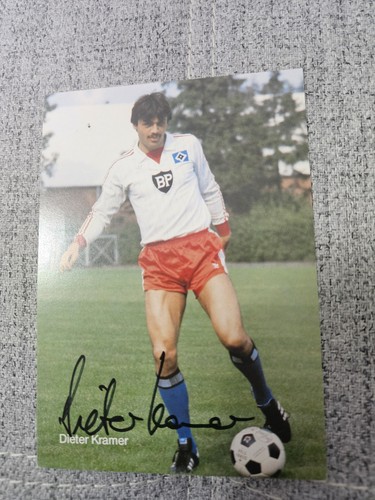 Hsv autogrammkarte von dieter - autogrammkarte,