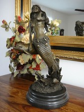 Bronze Statue Meerjungfrau