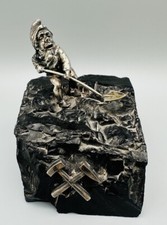 Selten Antike Silber Zwerg