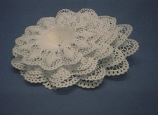 Biedermeiermanschetten weiß