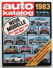 Auto Katalog von AMS    1983   -  Nr.  26