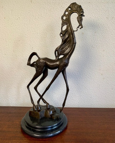 Bronzeskulptur pferd das - pferd,