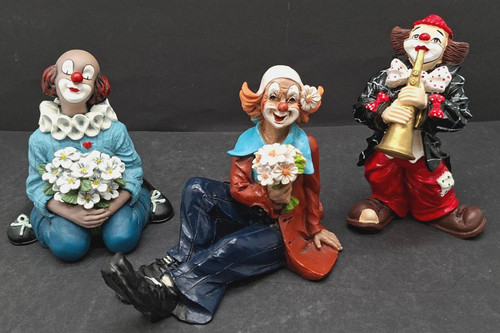 Vintage clown figuren - vintage,