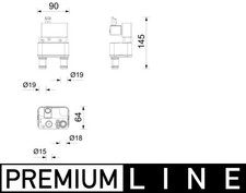 MAHLE ACH 8 000P KÜHLER FÜR