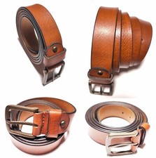 Ledergürtel Herren 3,6 cm Breit und 4 mm Dick/ 85 bis 135 cm(A)