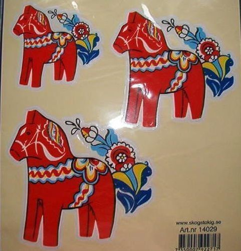 Aufkleber dalarnapferd - 3,