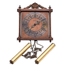 Kienzle Wanduhr aus Holz mit Gewichten ohne Pendel handgefertigt Made in Germany