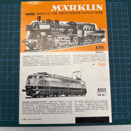 Märklin hamo modellbahn - märklin,