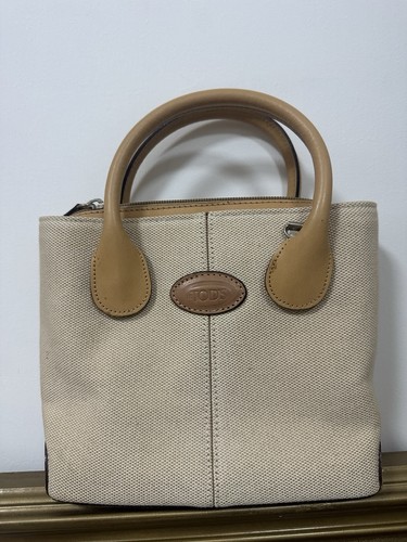 Tod damen handtasche canvas - tod's,