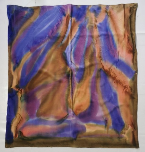 Hapiness seidentuch vtg silk - seidentuch.,