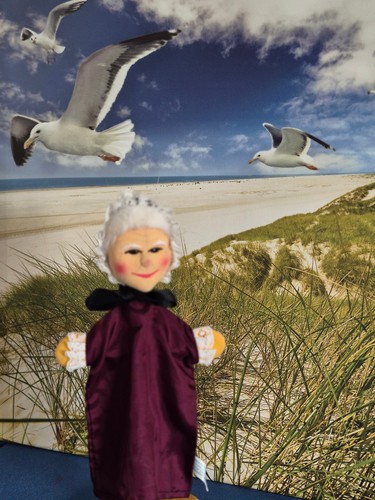 Handpuppe oma von kersa - handpuppe,