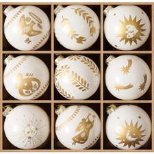 Weihnachtskugeln Set Glas 9