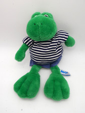 Frosch Nici Vintage Plüsch - 27 cm Kuscheltier Stofftier Schlenker Tshirt