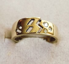 Goldring Gelbgold Ring 333 mit