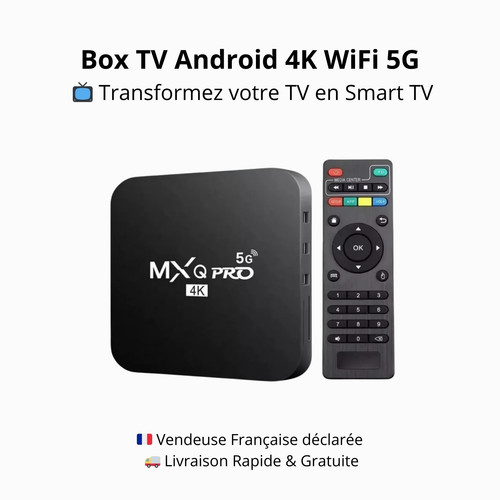 Box android uhd wifi 5g - tv,