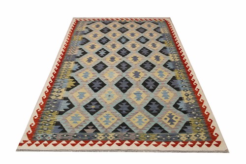 Handgewebter kelim afghan - handgewebter,