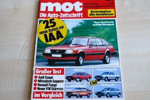 Mot 1981 vw scirocco - -,