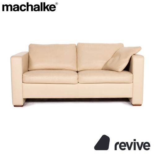 Machalke leder sofa beige - sofa,