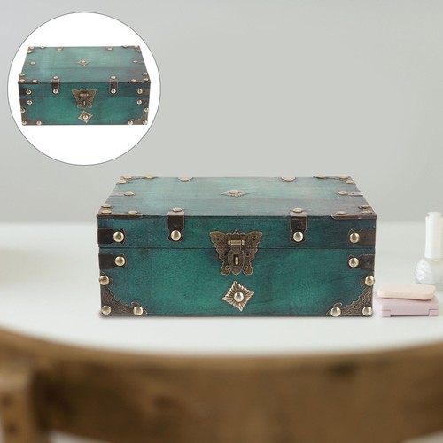 Vintage stil holzschachtel mit - holzschachtel,