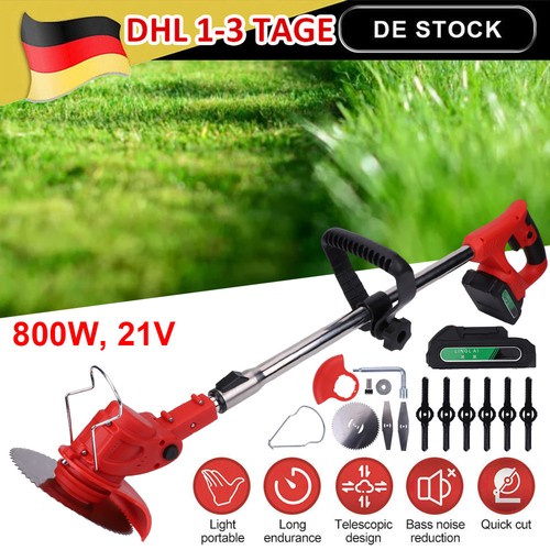 800w rasenmäher 21v mit - 21v,