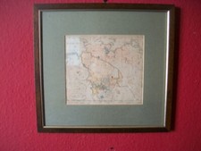 Alte Landkarte Lüneburg