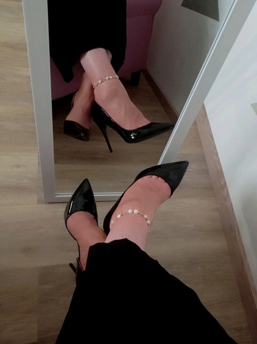 High heels pumps lack - high,