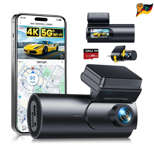 Gku dashcam 1080p - 1080p, auto