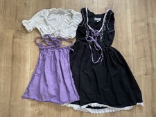 Midi Dirndl schwarz mit