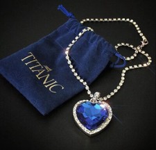0- Herz Halskette des Ozeans Kette,Titanic beutel, Titanic
