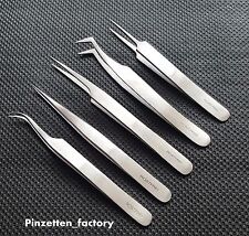 5er Uhrmacher- Pinzettenset  fein und spitz, Top Qualität