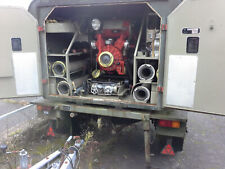 Bundeswehr Einachsanhänger mit Feuerwehr-Tragkraftspritze TS 8/8 und Zubehör