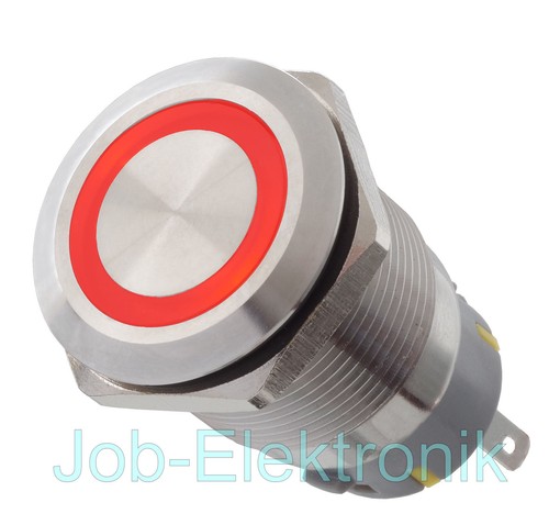 Drucktaster edelstahl 19mm - drucktaster,
